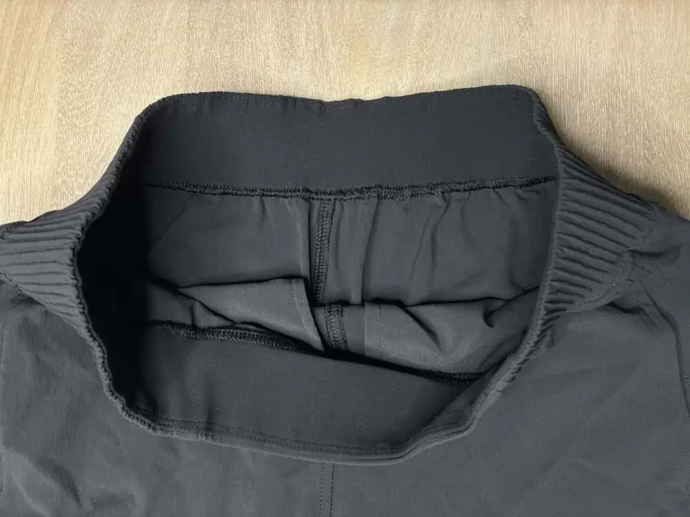 Lululemon Stretch Woven Wide-Leg High-Rise Cropped Pants Black Size Medium